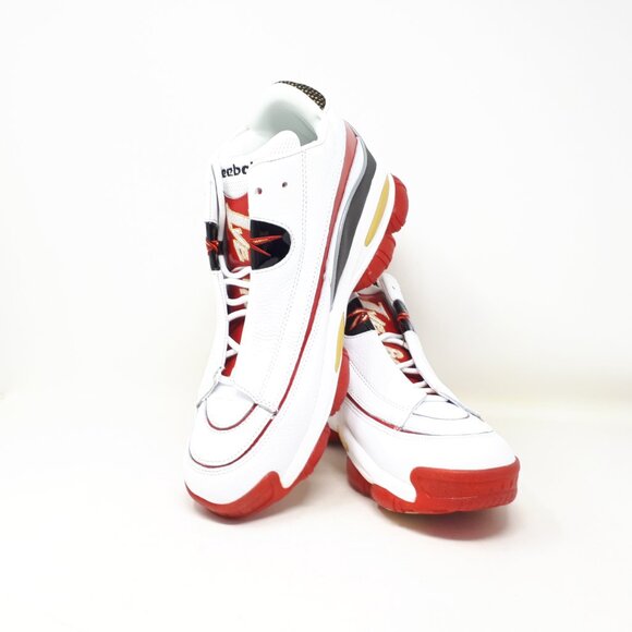Reebok The Answer DMX OG GX6330 Allen Iverson Basketball Shoe Mens White Red NEW - Picture 11 of 12